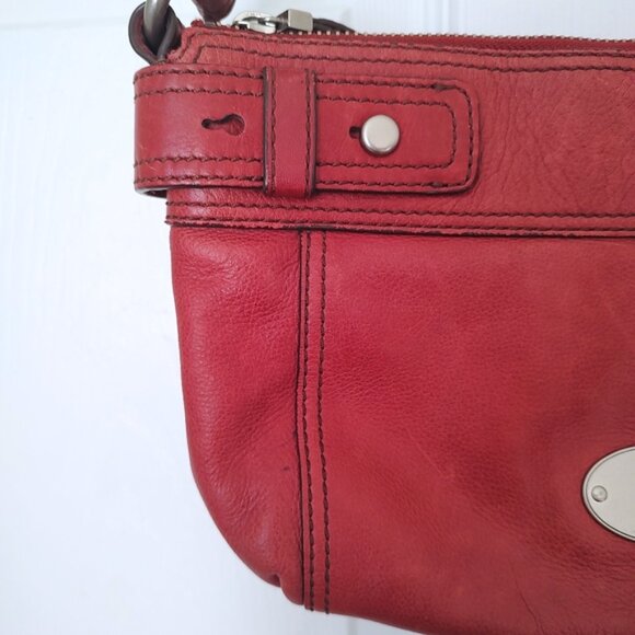 Fossil Y2K vintage shoulder bag keyhole EUC - Picture 4 of 9